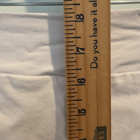 J.McLaughlin Shorts Womens 6 White Bermuda Pull On Stretch Back Pockets Comfort - Picture 8 of 11